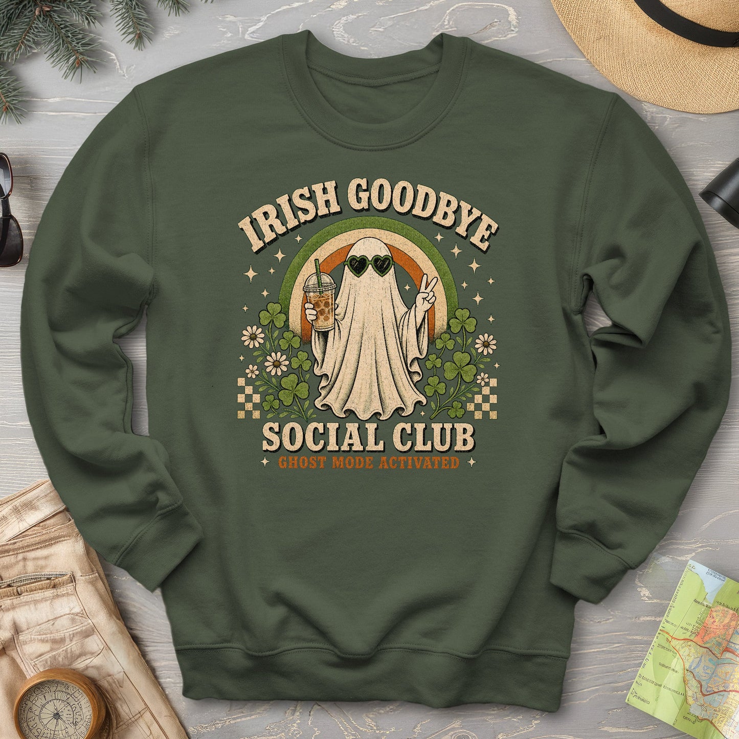 Irish Goodbye Ghost Mode Sweatshirt
