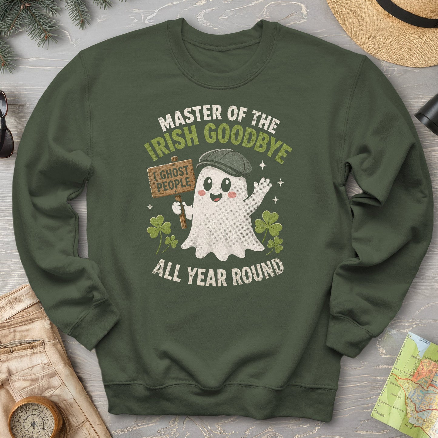 Irish Goodbye Ghost Sweatshirt