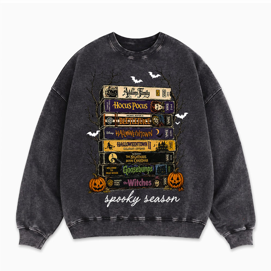 Vintage Halloween VHS Sweatshirt
