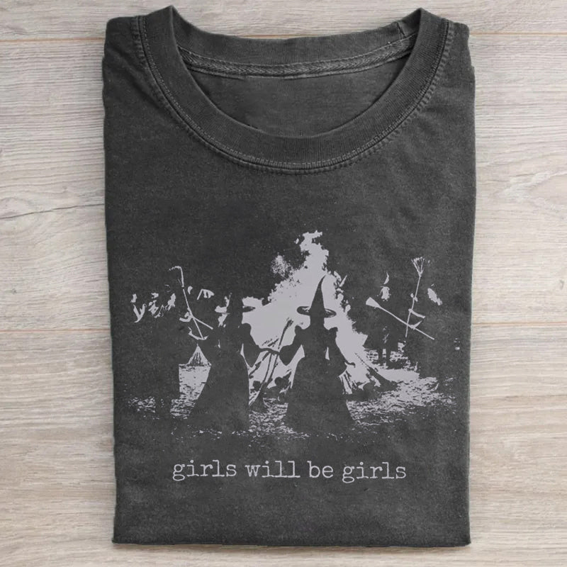 Vintage Girls Will Be Girls T-shirt