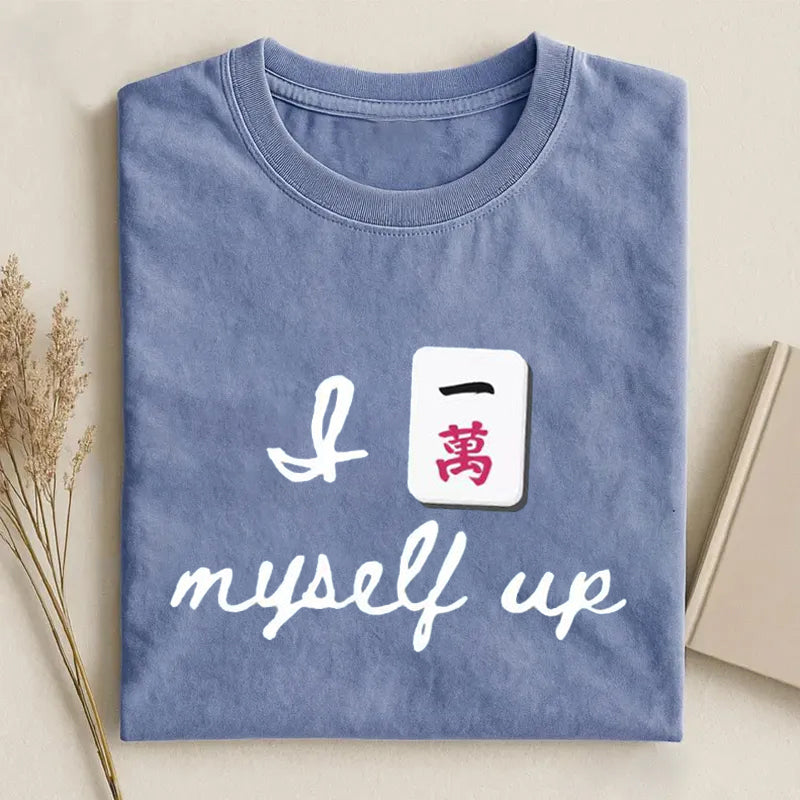 I crak myself up, funny Mahjong T-shirt