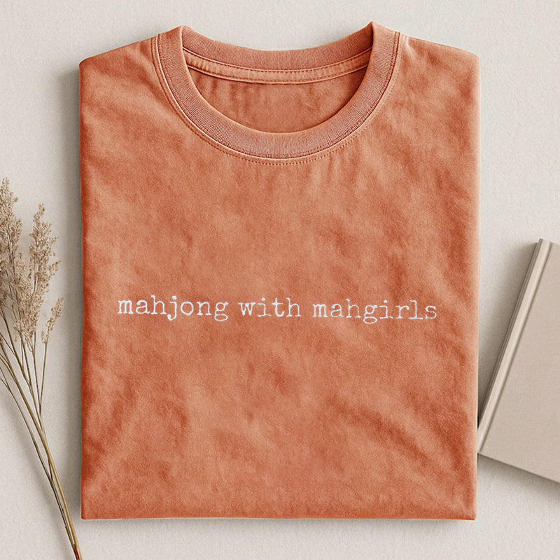 Mahjong with Mahgirls T-shirt