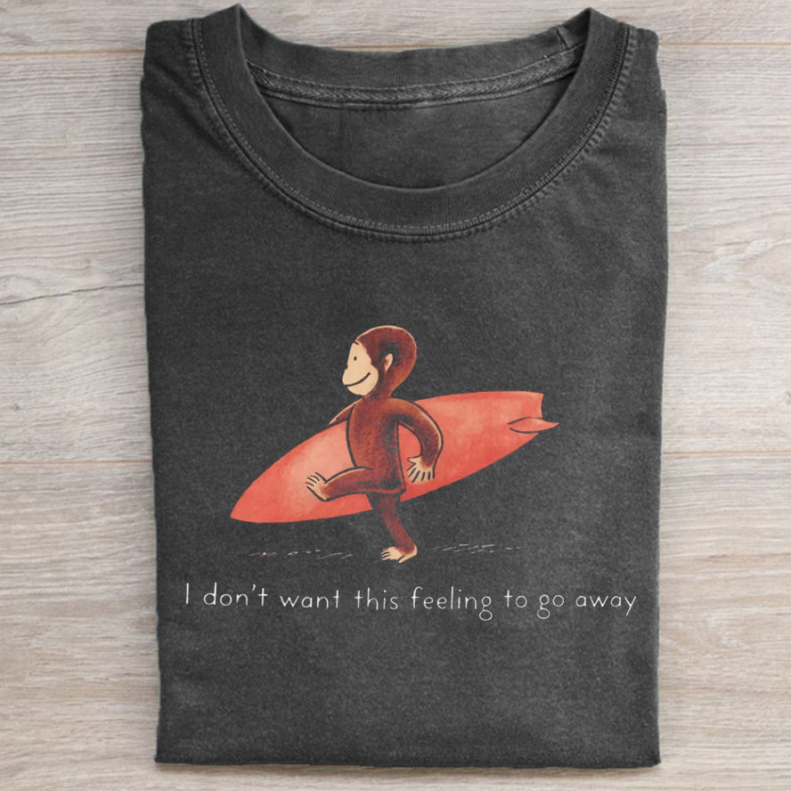 Vintage Surfer Monkey T-shirt