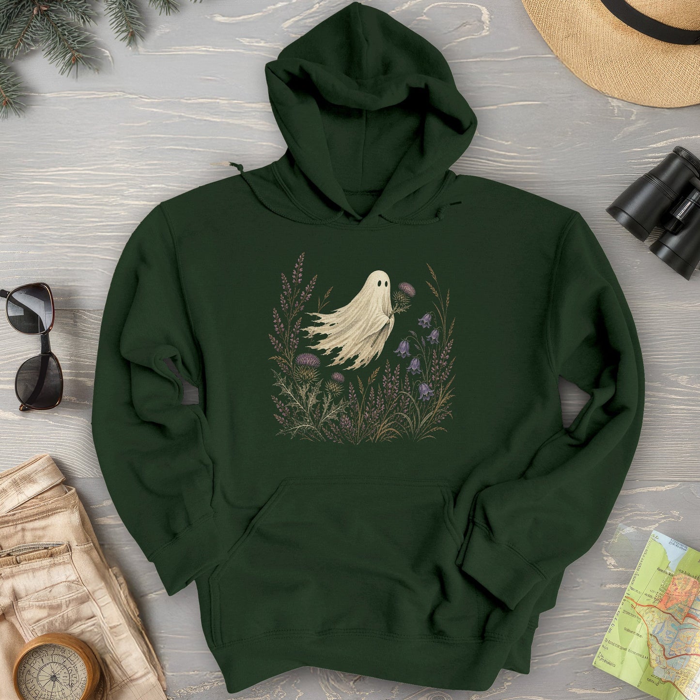 Thistle Ghost Florals Hoodie