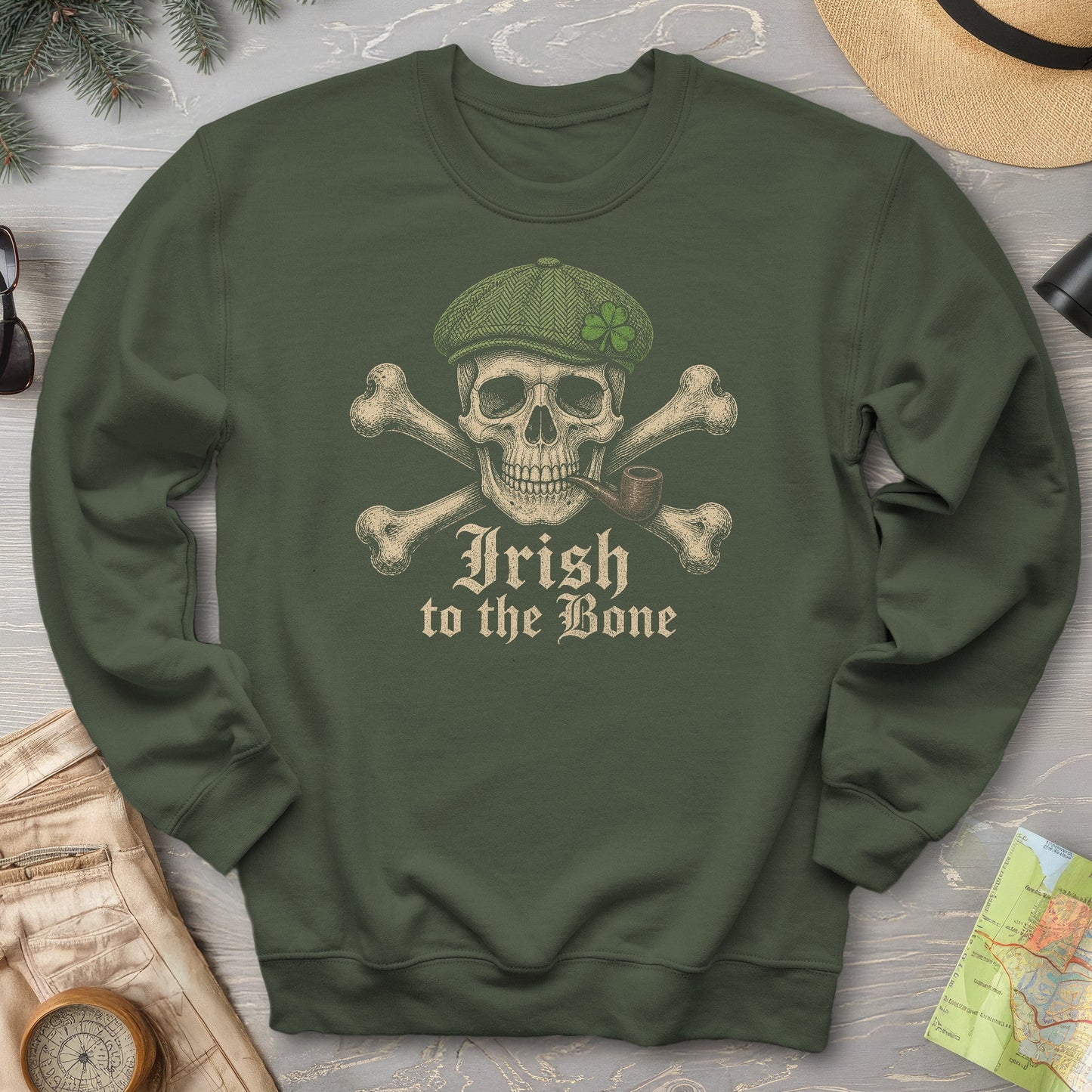 Irish Crossbones Sweatshirt