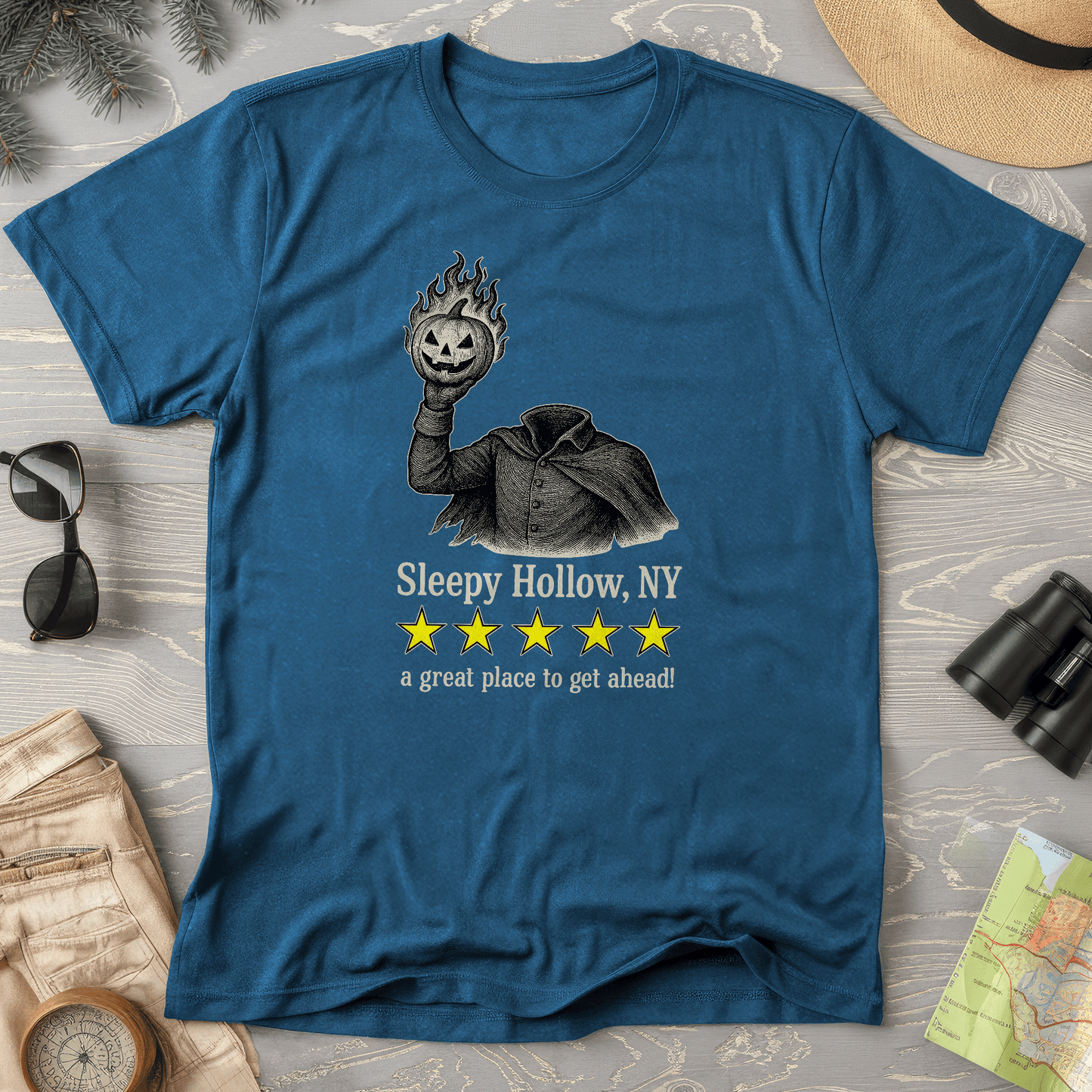Sleep Hollow NY "5 Star Review" T-Shirt