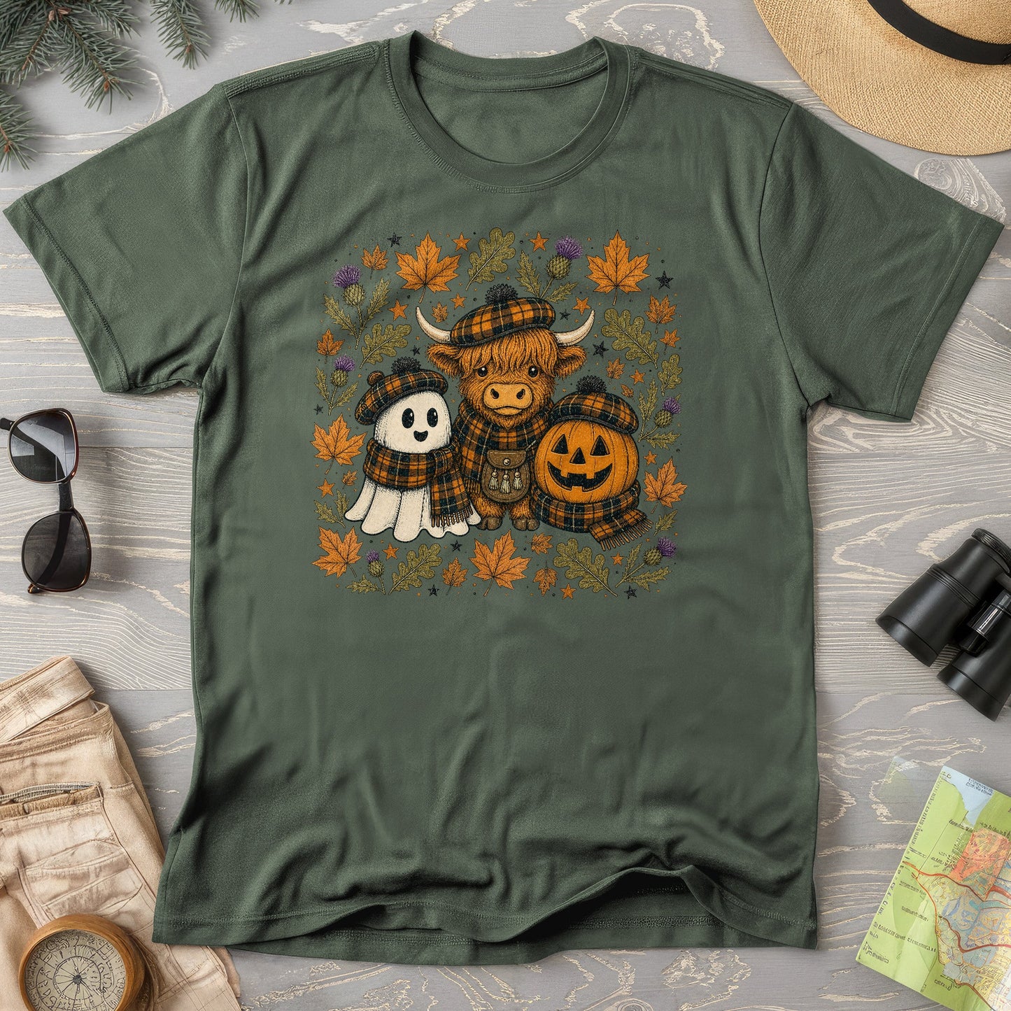 Autumn Plaid Trio T-Shirt