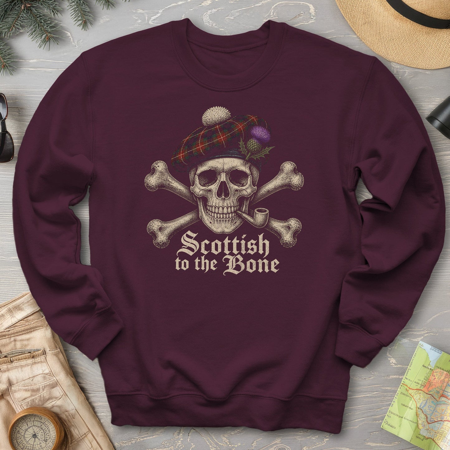 Scottish Crossbones Sweatshirt