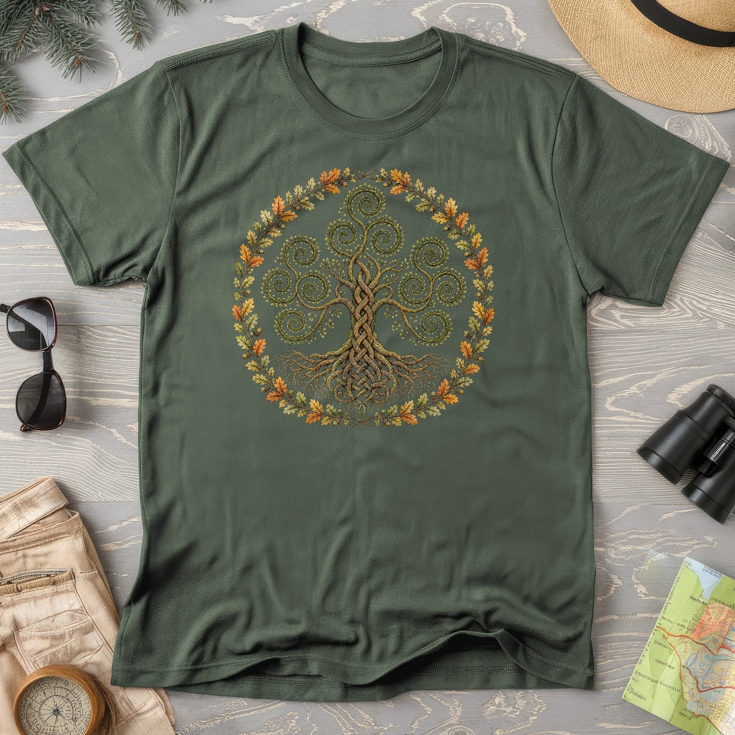 Triskele Tree Of Life T-Shirt