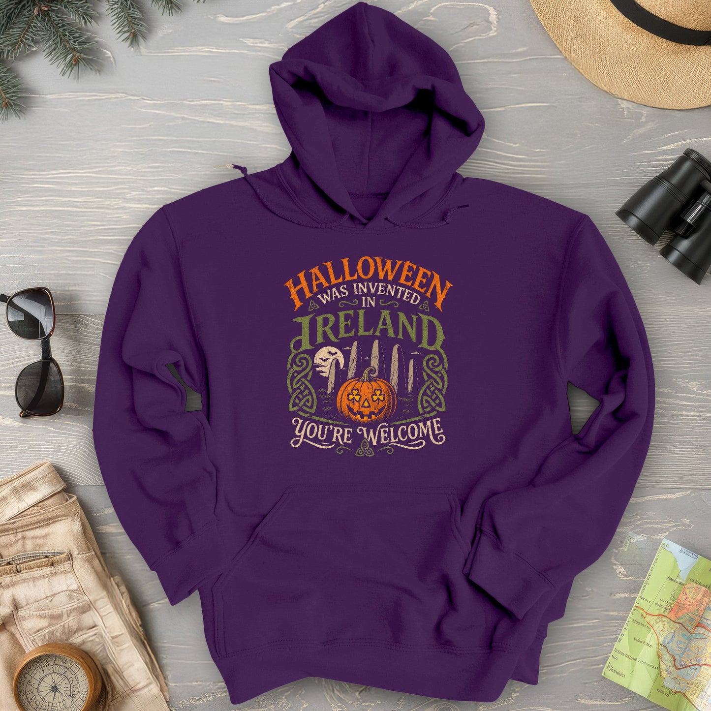 Invented In Ireland Halloween Hoodie