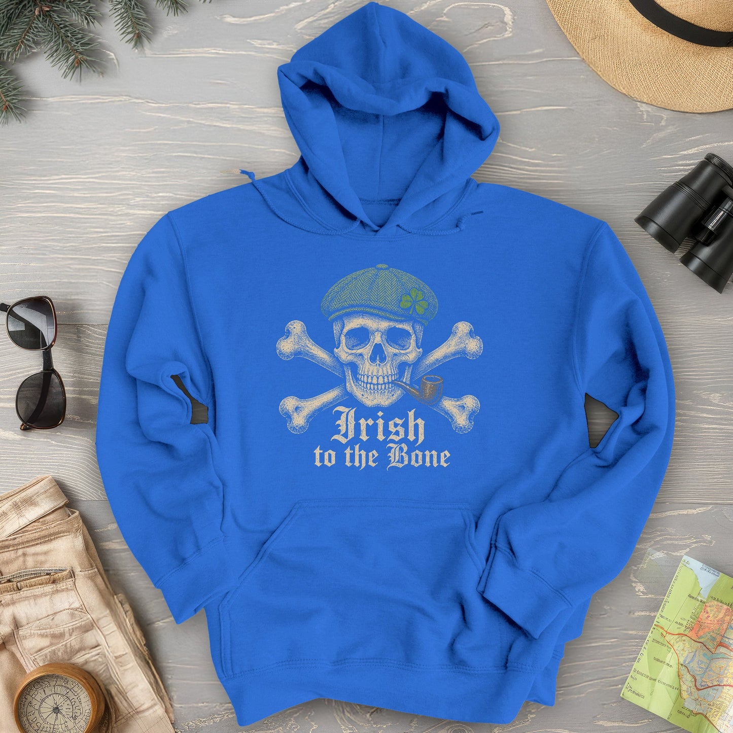 Irish Crossbones Hoodie