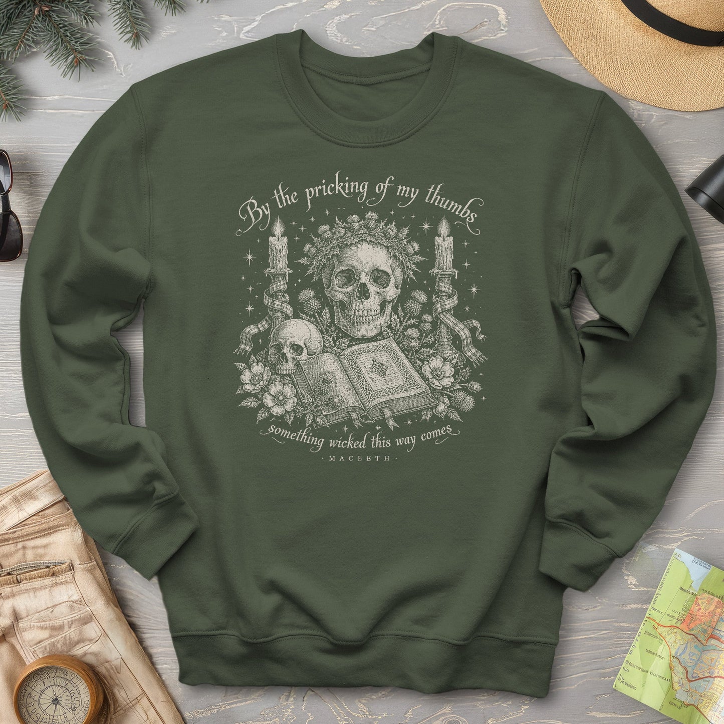 Macbeth Pricking Of My Thumbs Sweatshirt