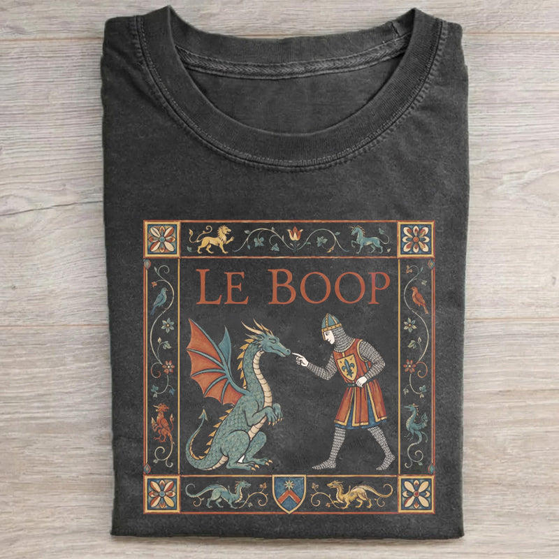 Le Boop Dragon Medieval T-Shirt
