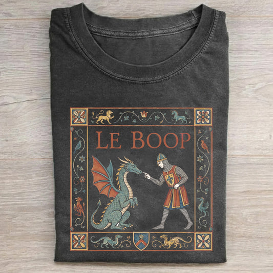 Le Boop Dragon Medieval T-Shirt