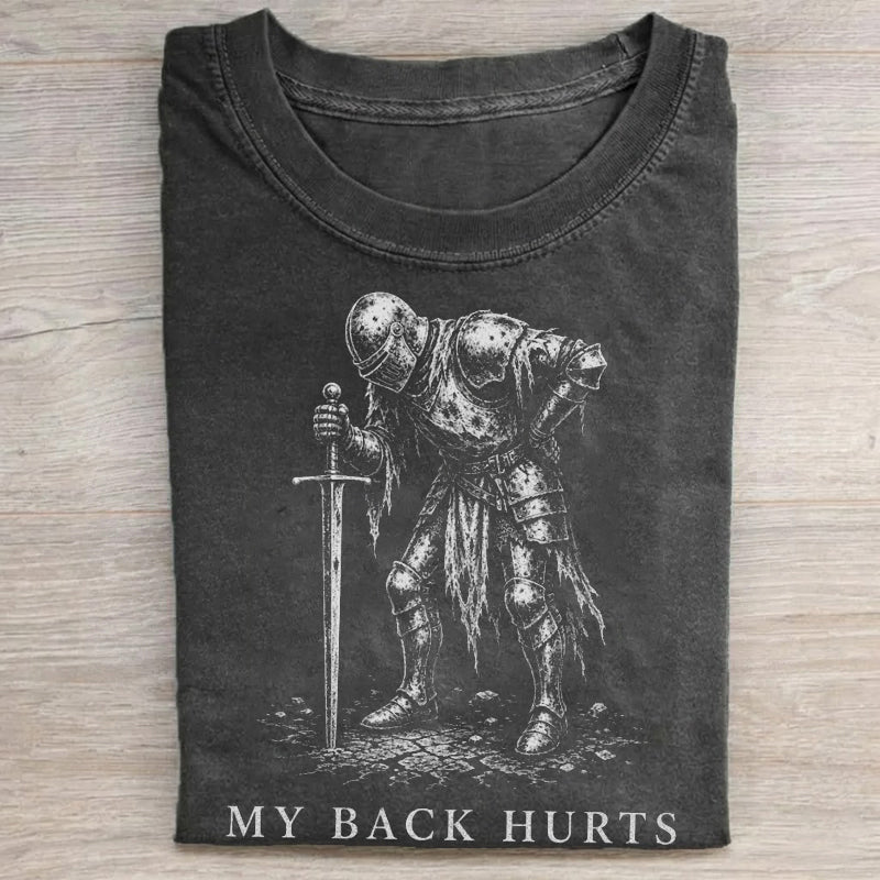 Back Hurts Knight T-shirt