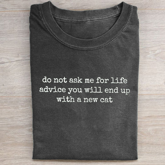 Funny Cat Mom Quote T-shirt