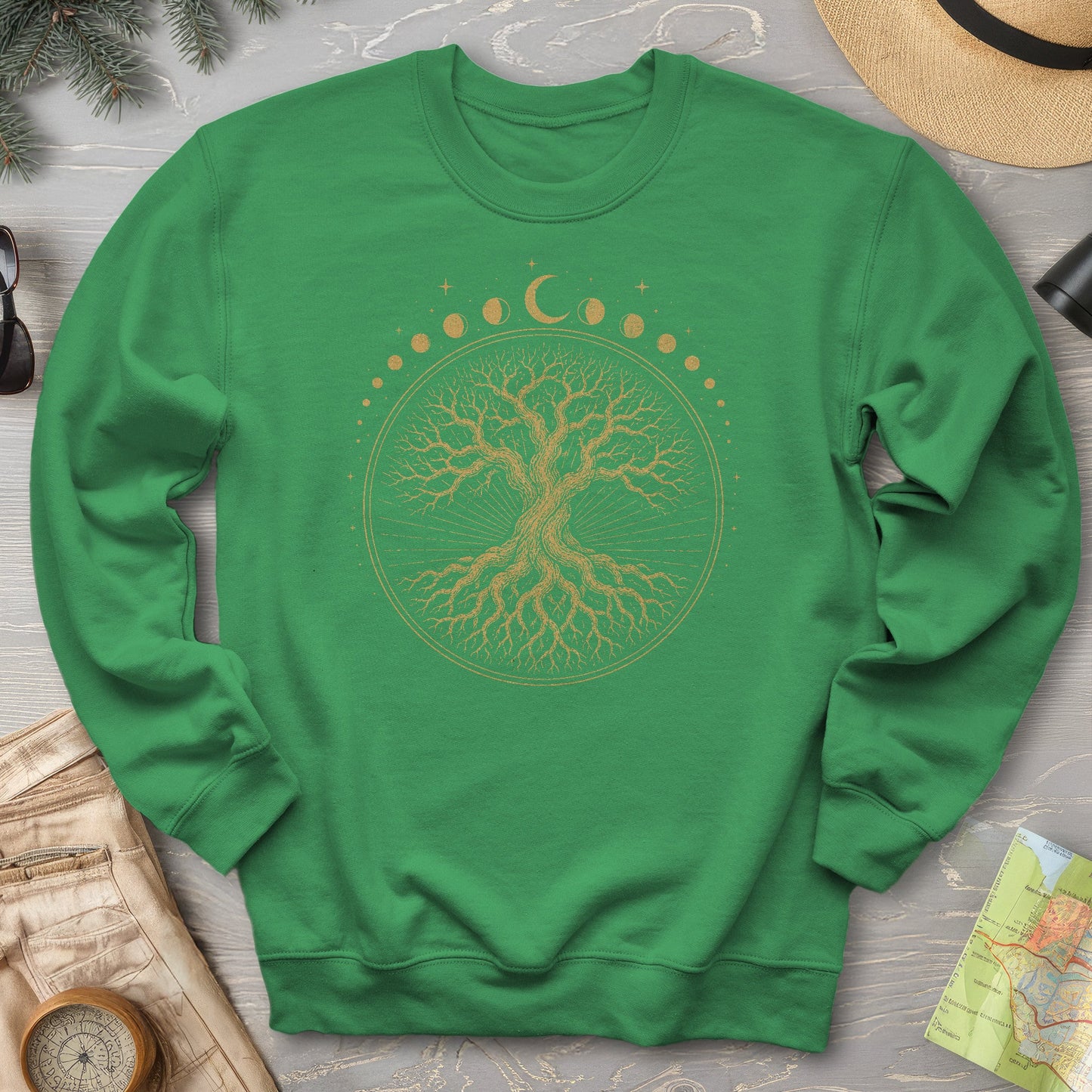 Moon Phase Tree Sweatshirt