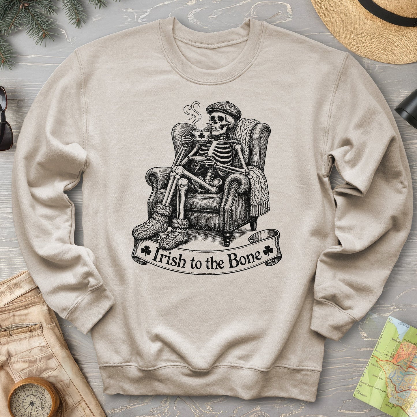 Irish Bone Tea Sweatshirt