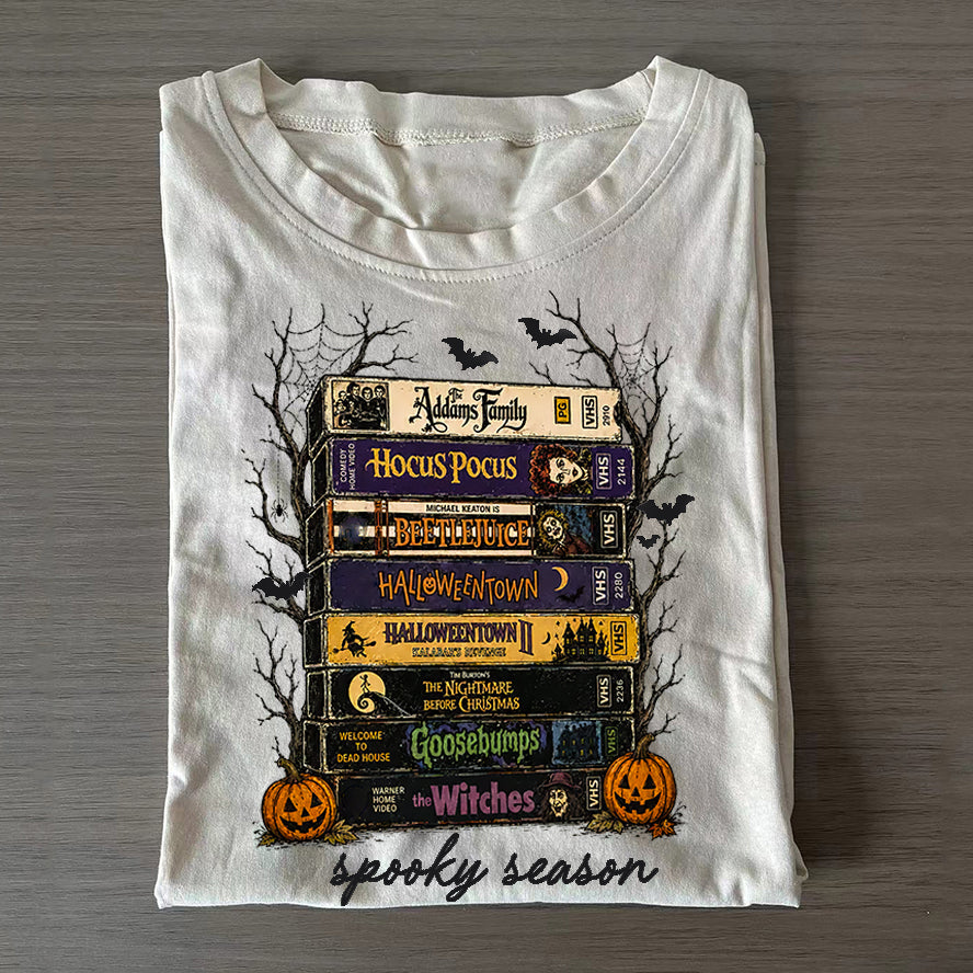 Vintage Halloween VHS  T-shirt