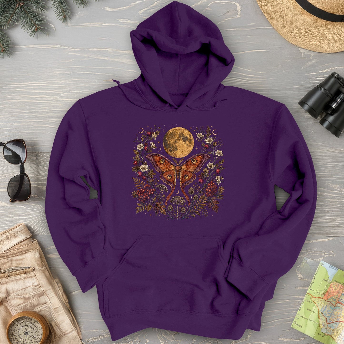 Harvest Moon Moth Hoodie