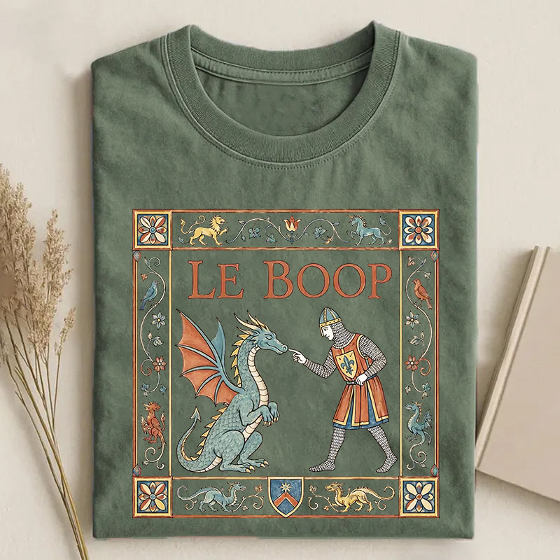 Le Boop Dragon Medieval T-Shirt