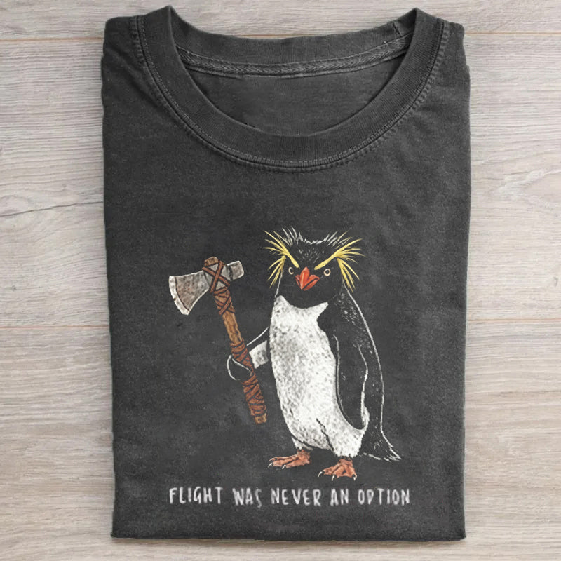 Rockhopper Penguin Axe T-shirt