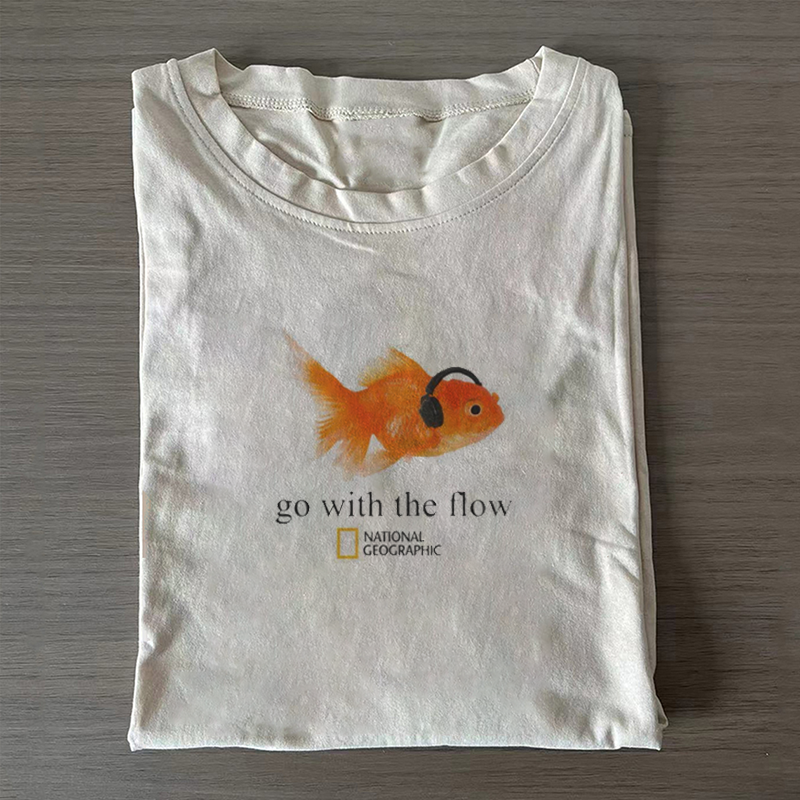 Go With The Flow Goldfish T-shirt