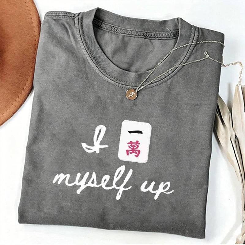 I crak myself up, funny Mahjong T-shirt