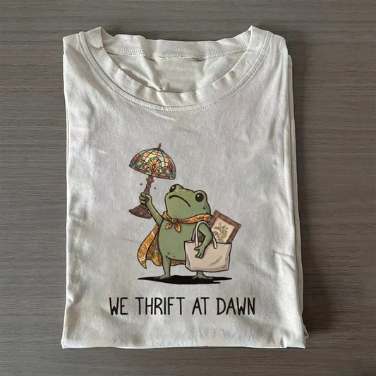 We Thrift At Dawn T-shirt