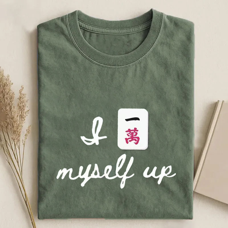 I crak myself up, funny Mahjong T-shirt