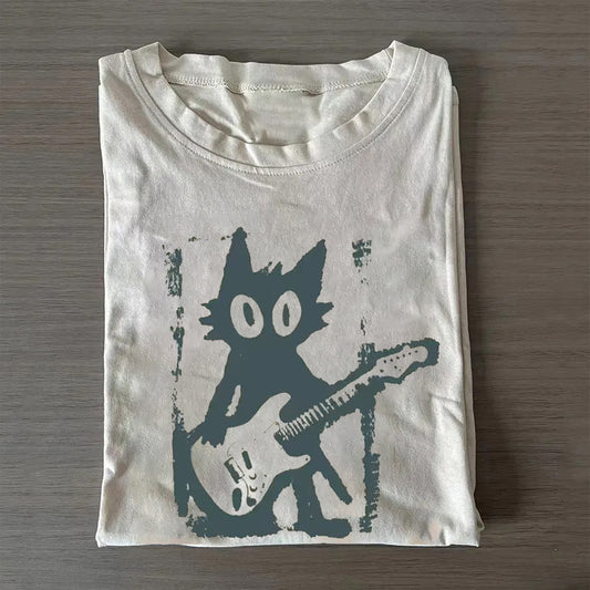 Rock Star Cat T-Shirt