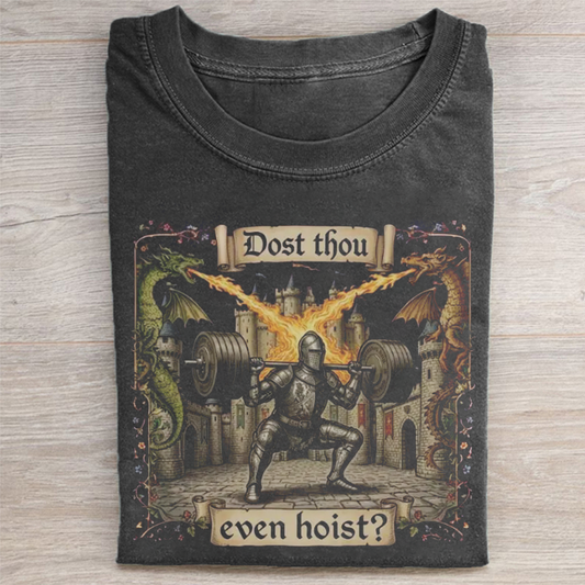 Funny Medieval Gym T-shirt