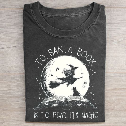 Halloween Witch Book T-shirt