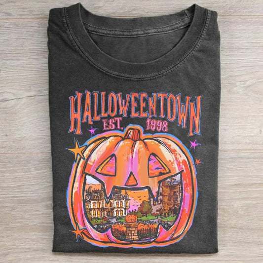 Pumpkin Retro Spooky Season T-shirt