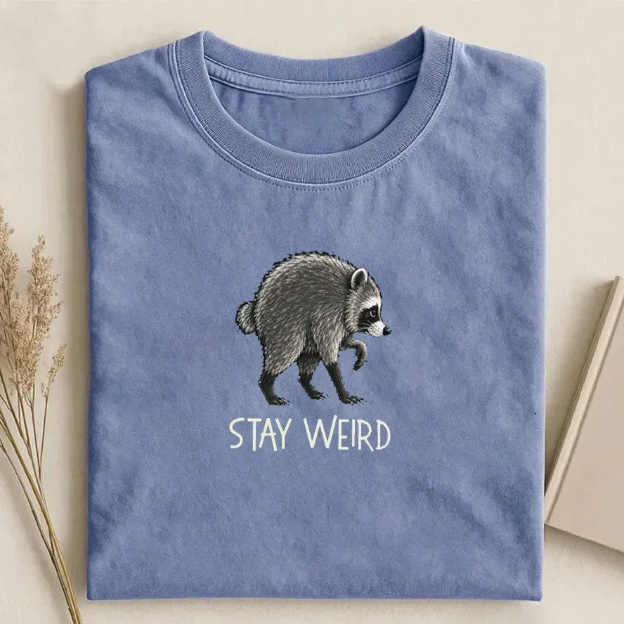 Jimothy Raccoon Embroidered Shirt
