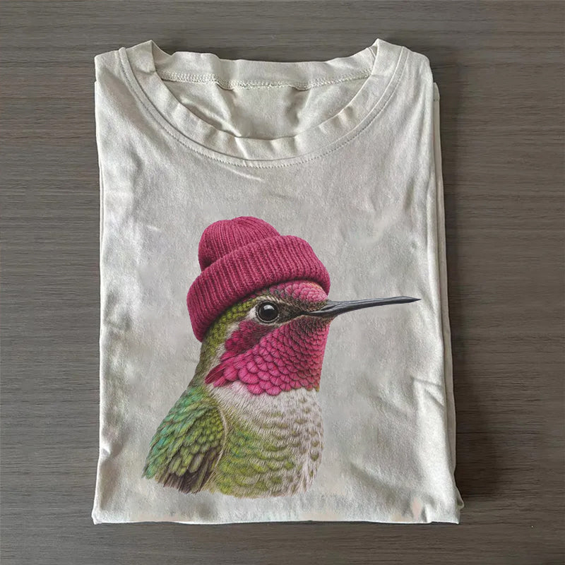 90's Anna's Hummingbird Wearing Beanie T-shirt/Sweatshirt