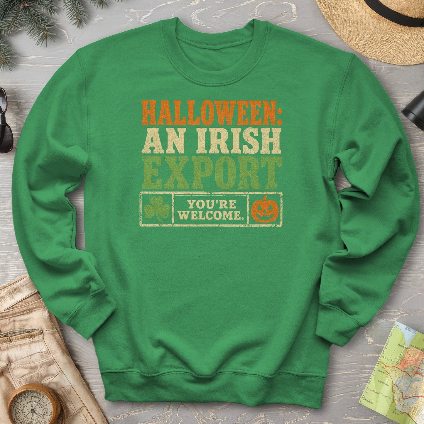 Irish Export Halloween Sweatshirt