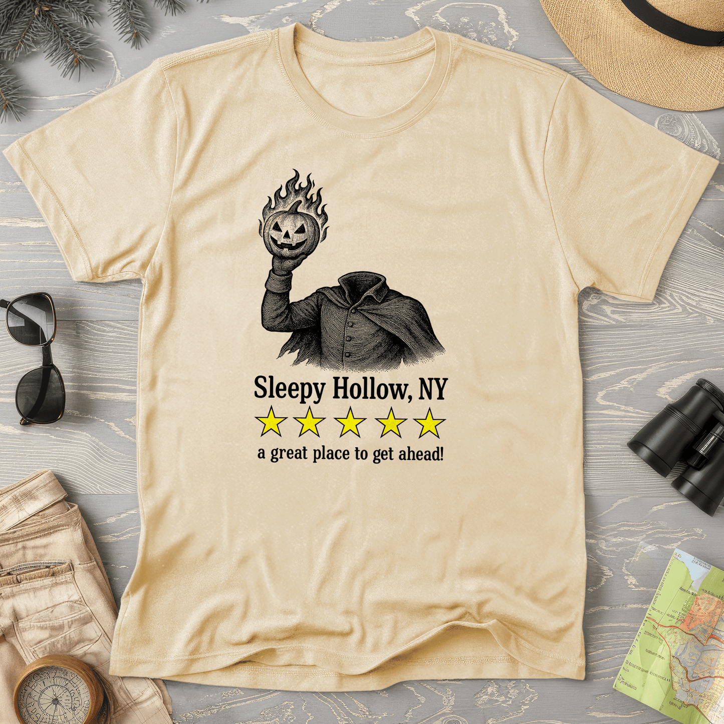 Sleep Hollow NY "5 Star Review" T-Shirt