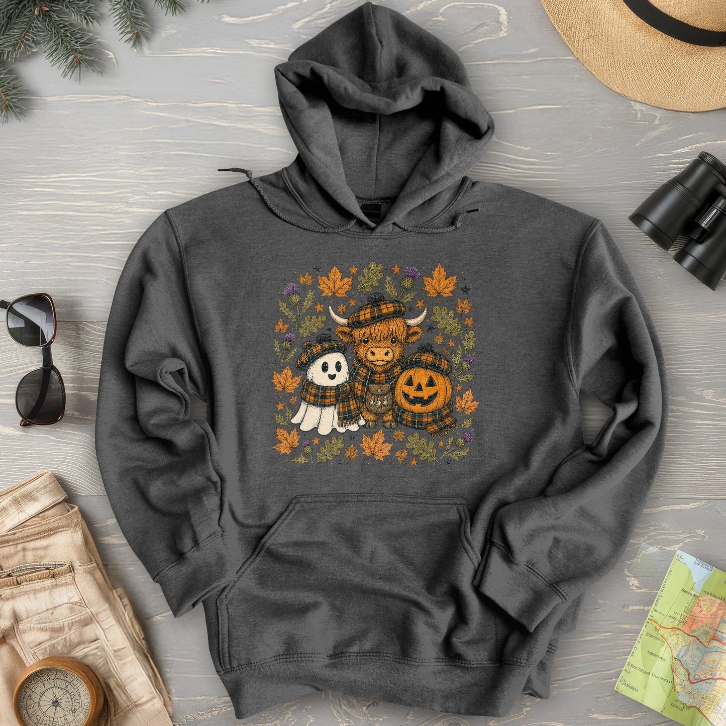 Autumn Plaid Trio Hoodie