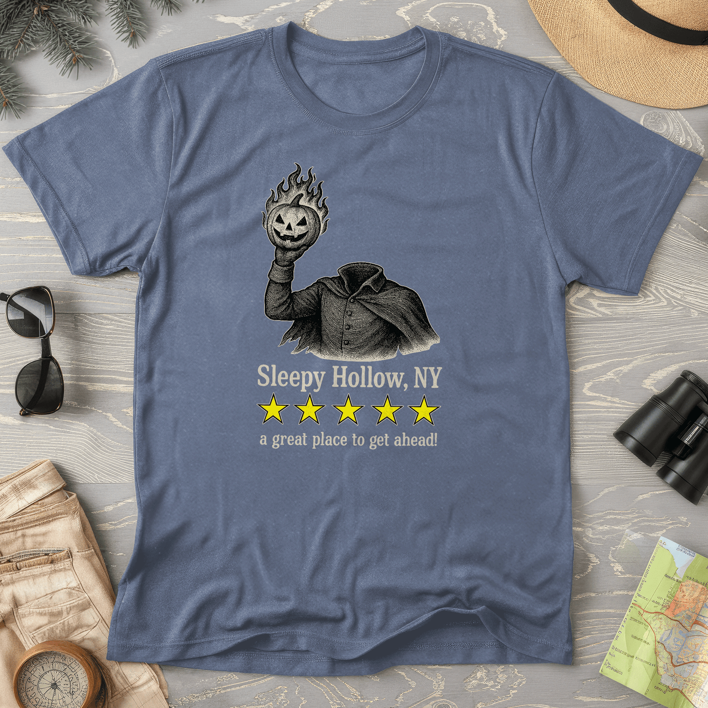 Sleep Hollow NY "5 Star Review" T-Shirt