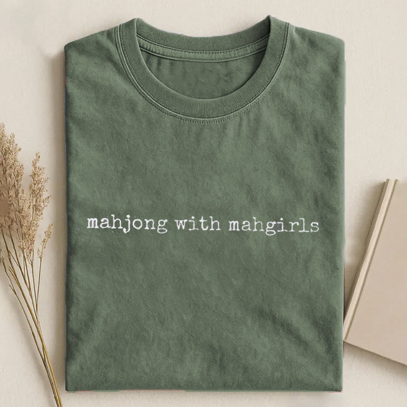 Mahjong with Mahgirls T-shirt
