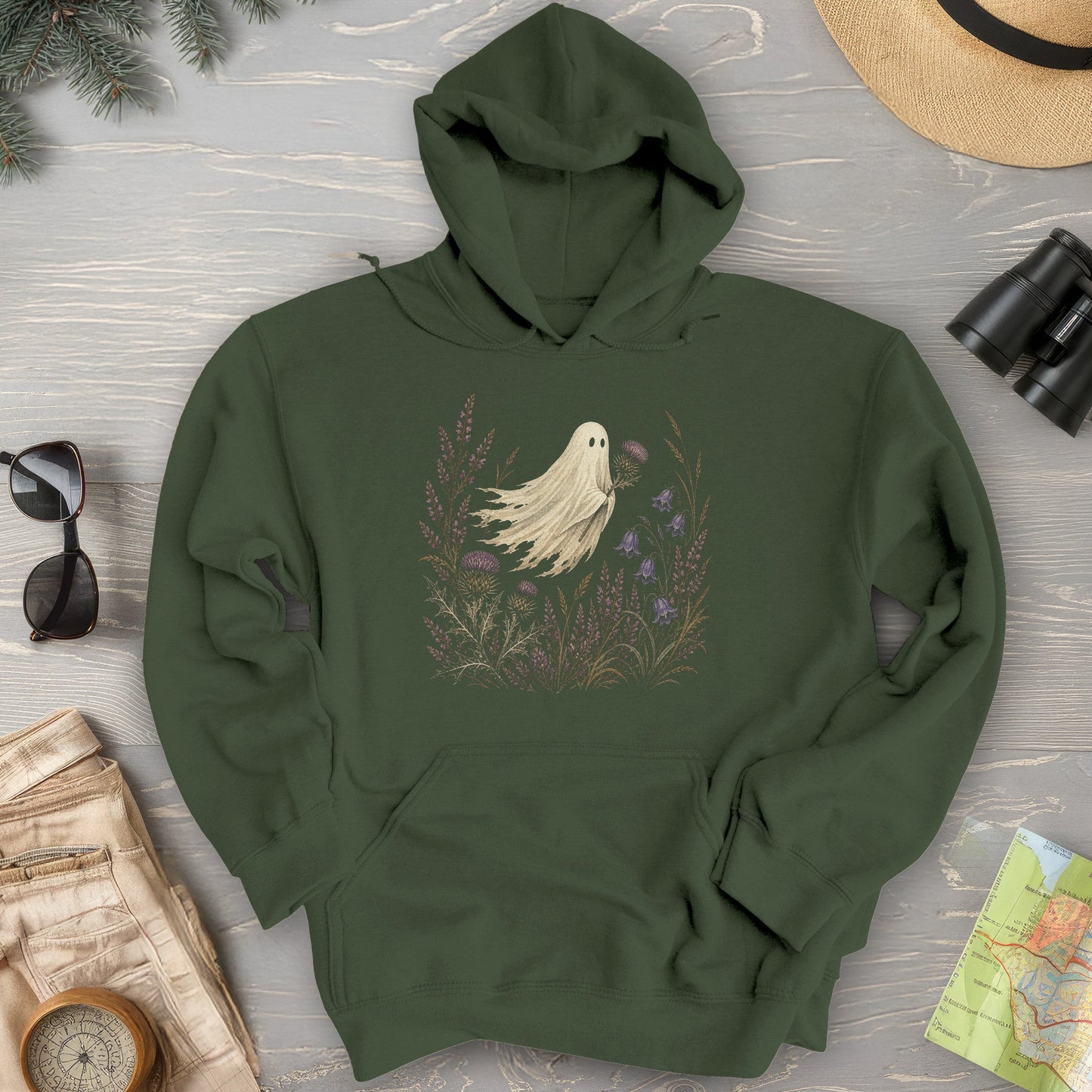 Thistle Ghost Florals Hoodie