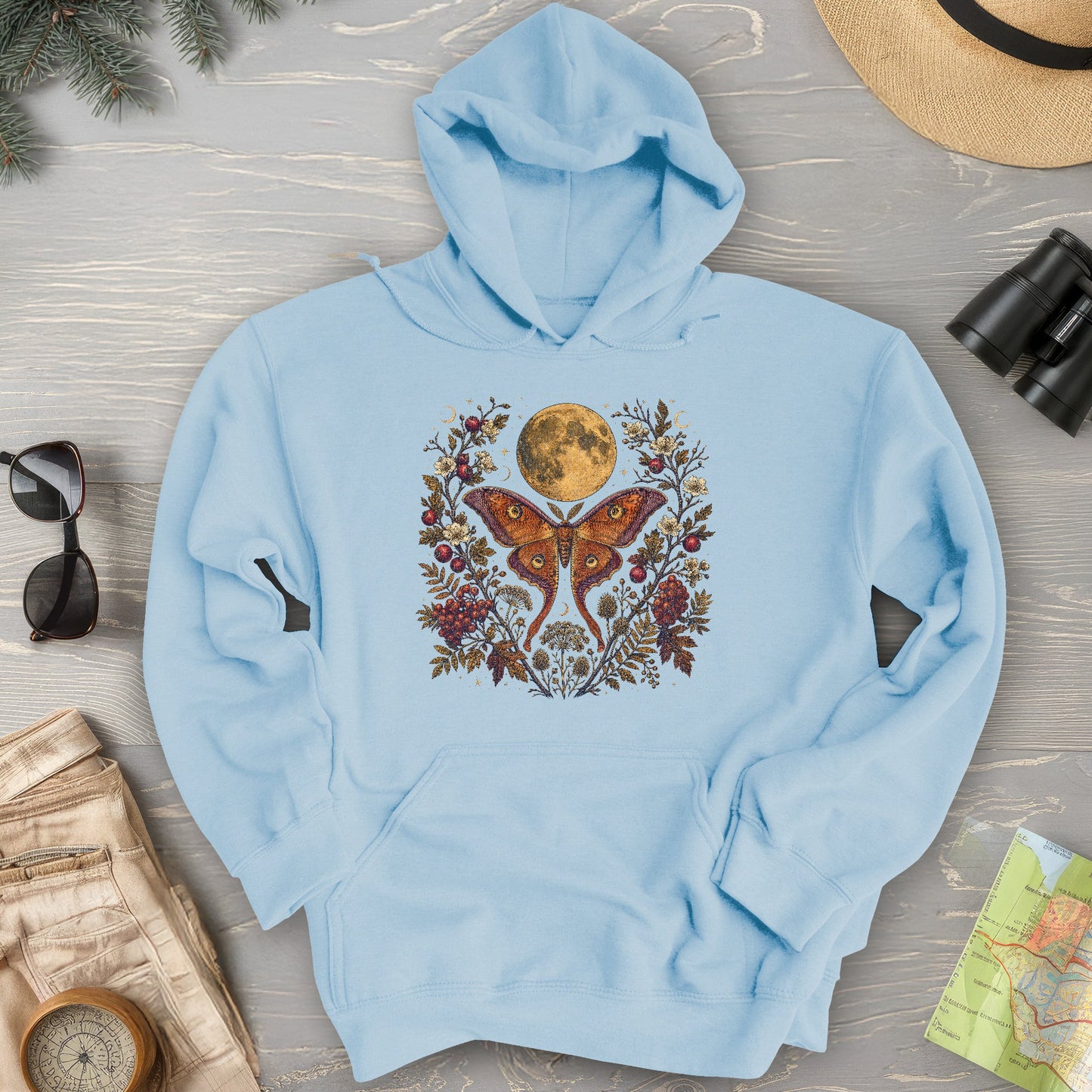Harvest Moon Moth Hoodie