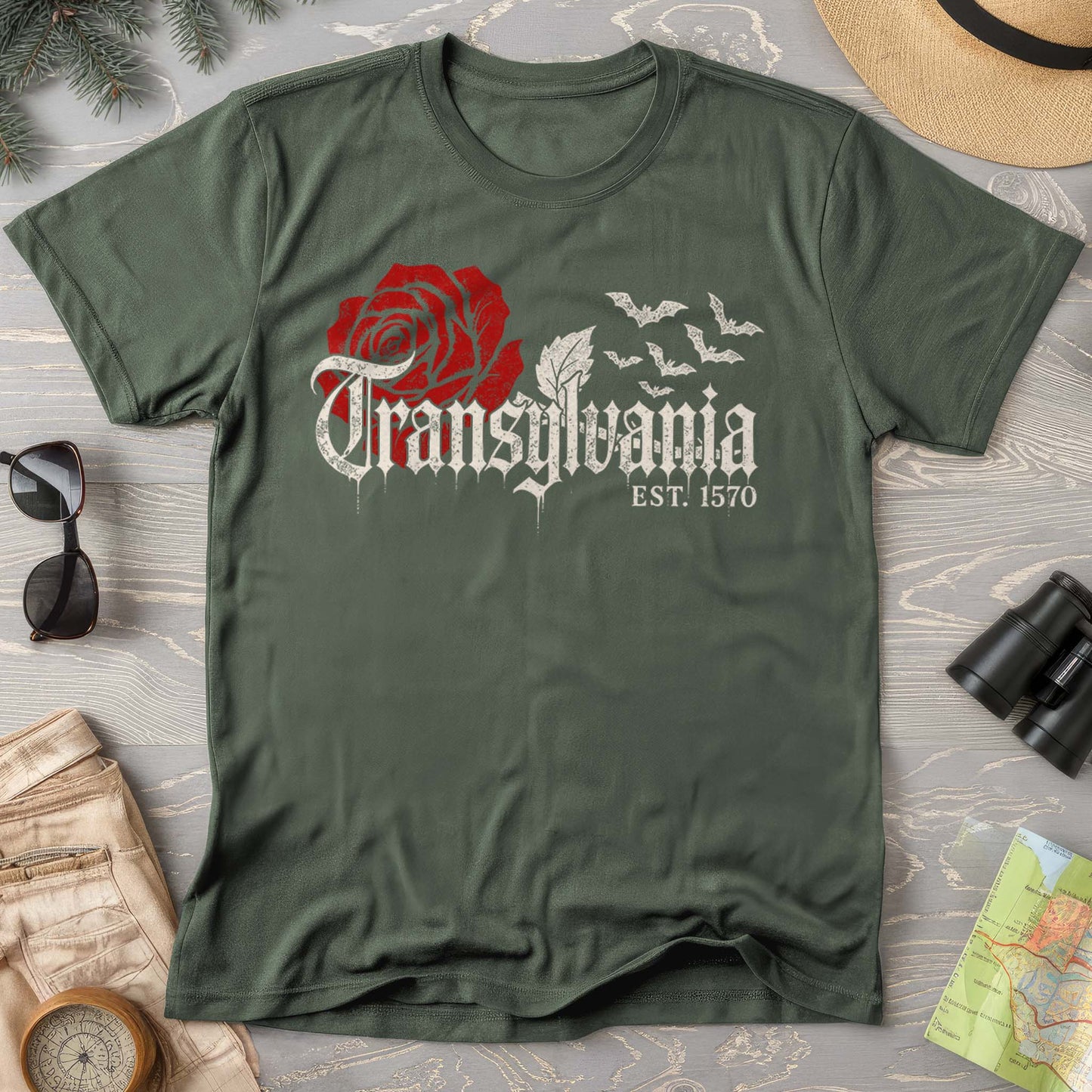 Transylvania Gothic Rose T-Shirt