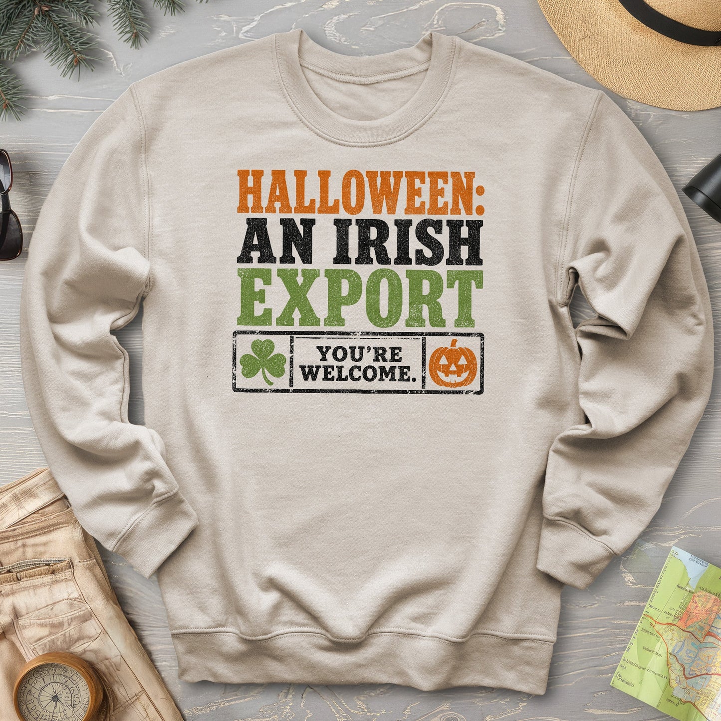 Irish Export Halloween Sweatshirt