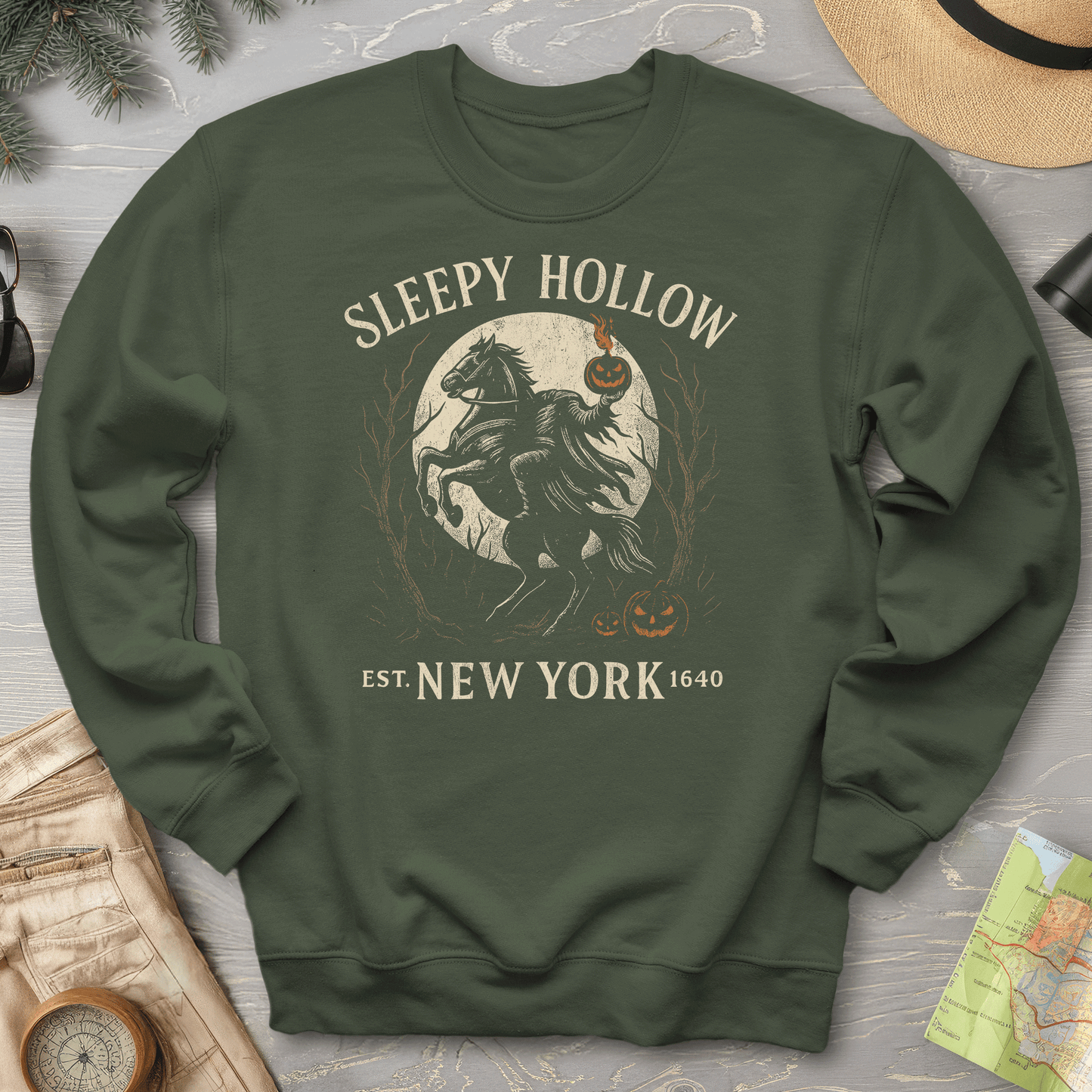 Sleepy Hollow New York Dark Sweatshirt