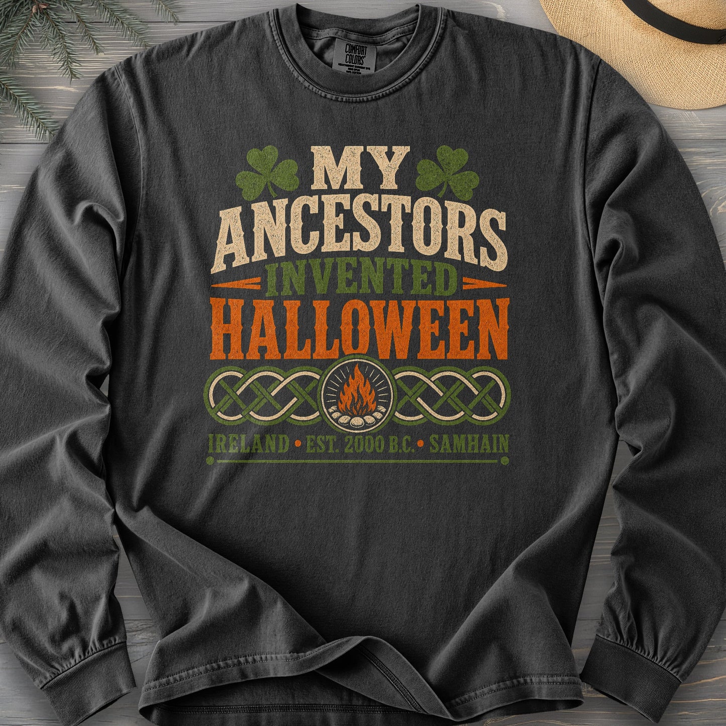 Irish Ancestors Halloween Long Sleeve Shirt