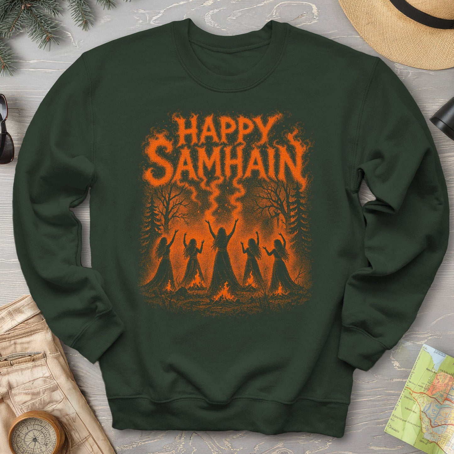 Happy Samhain Druid Sweatshirt