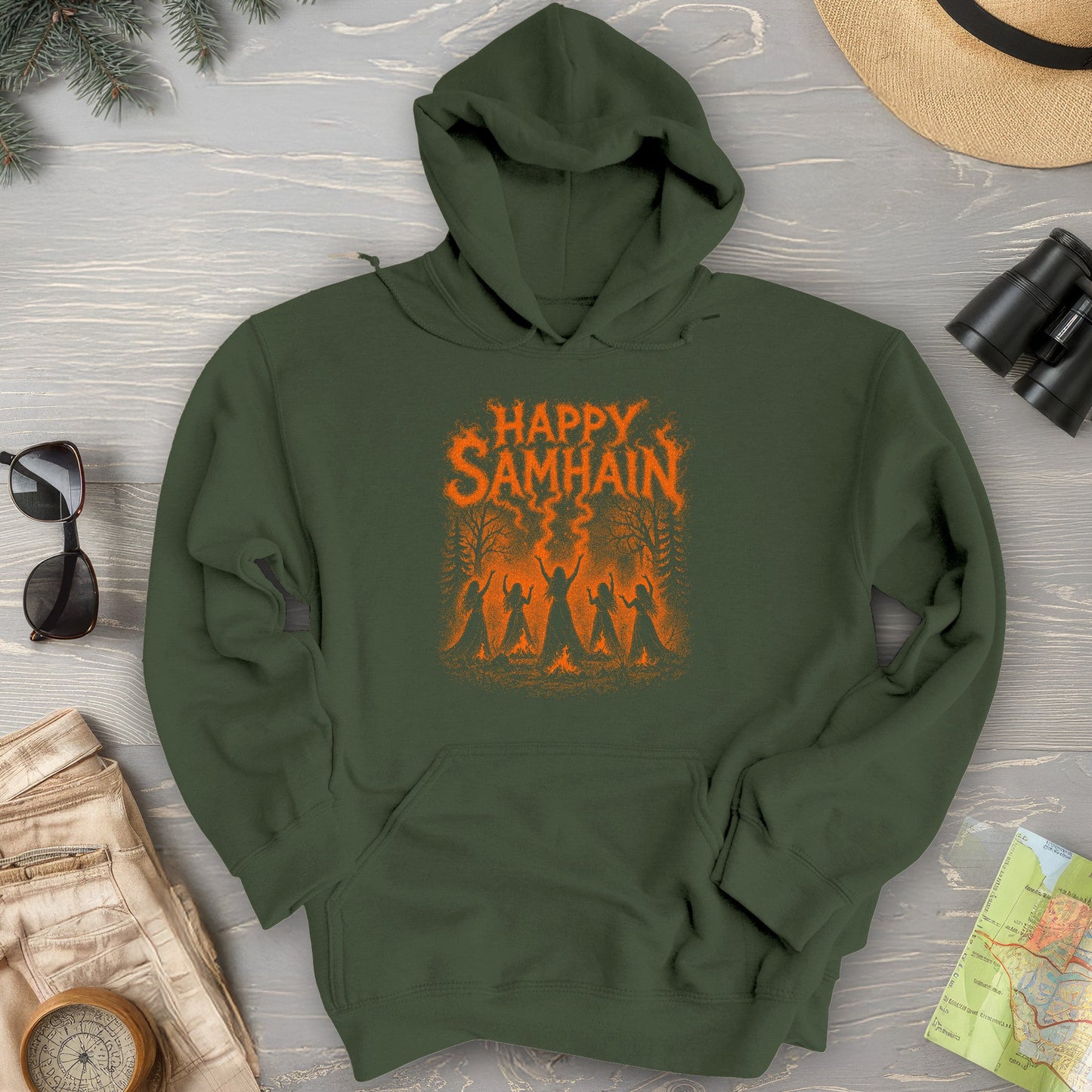 Happy Samhain Druid Hoodie