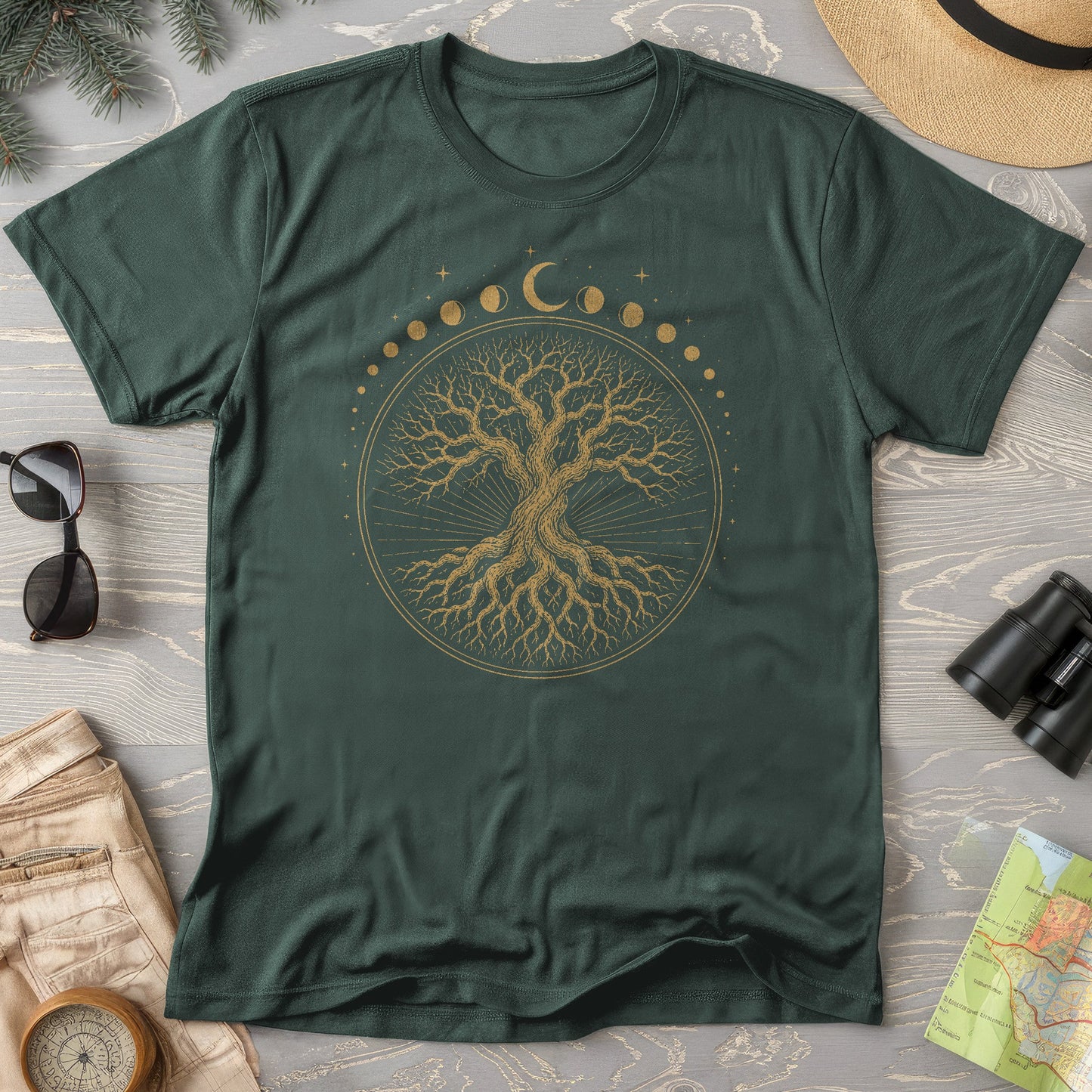 Moon Phase Tree T-Shirt